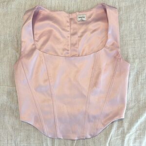 Pink Aritzia Corset Top